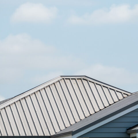 Roof metal tiles